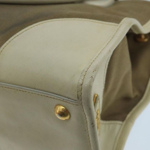 Prada Beige Canvas Handbag (Pre-Owned) - Picture 9 of 16